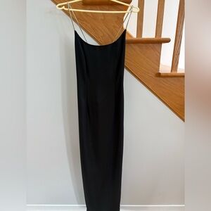 Elegant Black Slip Dress